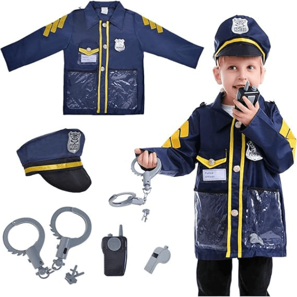 Kids Police Role Play Costume